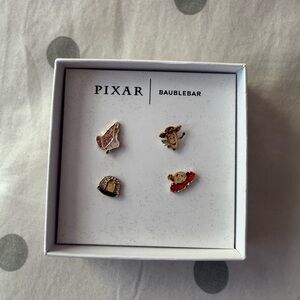 BaubleBar Pixar Character Earrings Set - Red, Gold, Pink